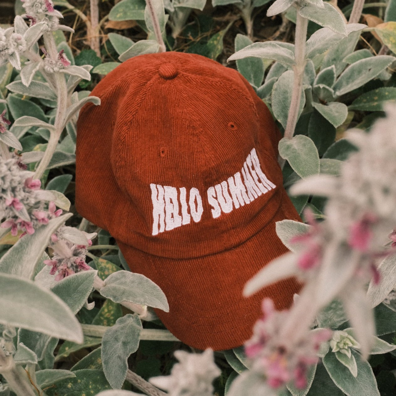 Hello Summer Corduroy Cap
