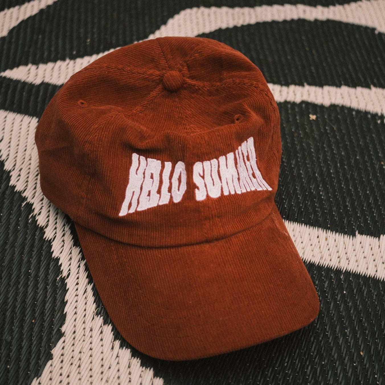 Hello Summer Corduroy Cap