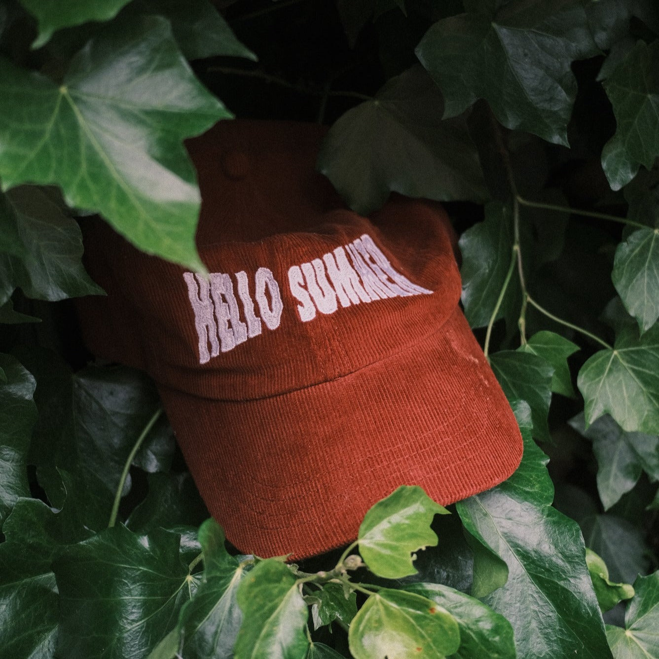 Hello Summer Corduroy Cap