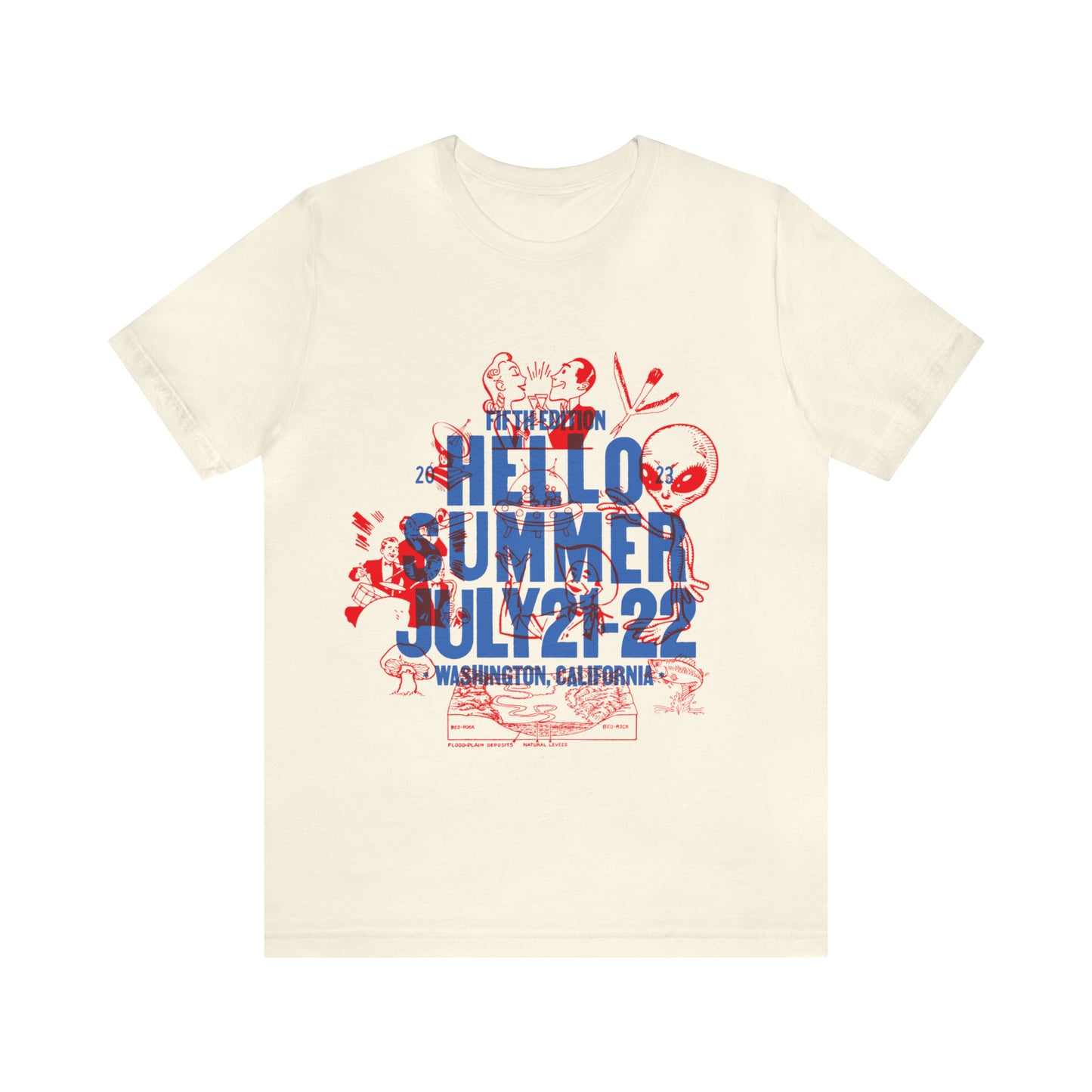 Hello Summer - Blue / Red