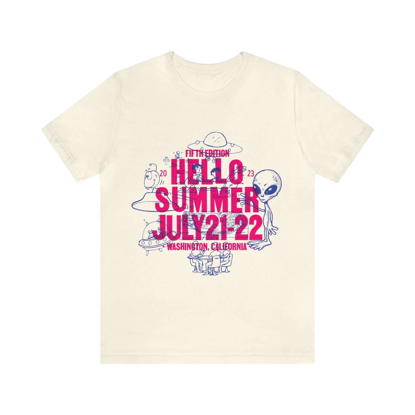 Hello Summer - Pink / Blue