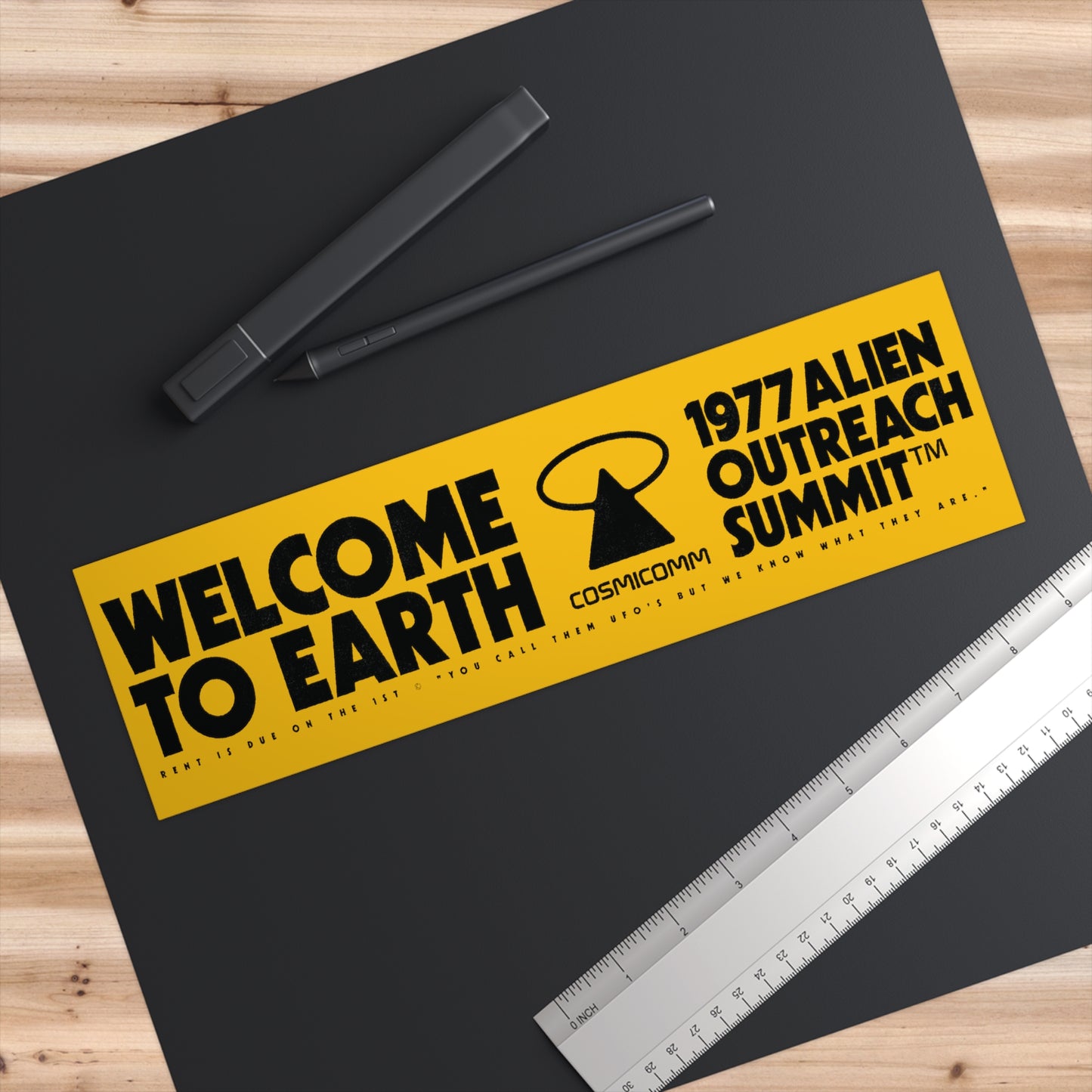 1977 Alien Outreach Summit Bumper Stickers