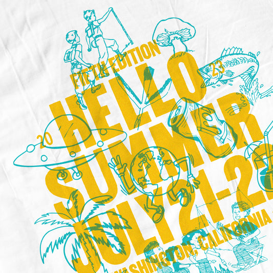 Hello Summer - Yellow / Turquoise