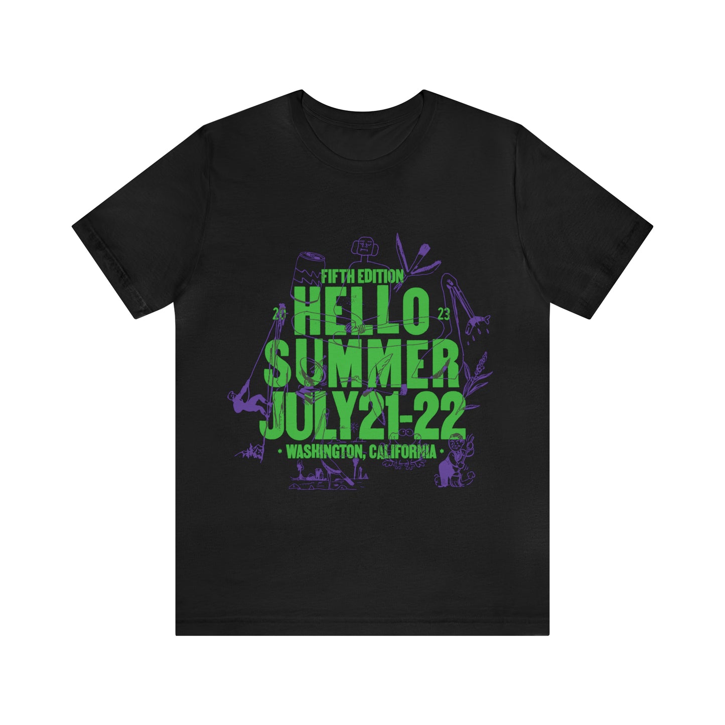 Hello Summer - Green / Purple