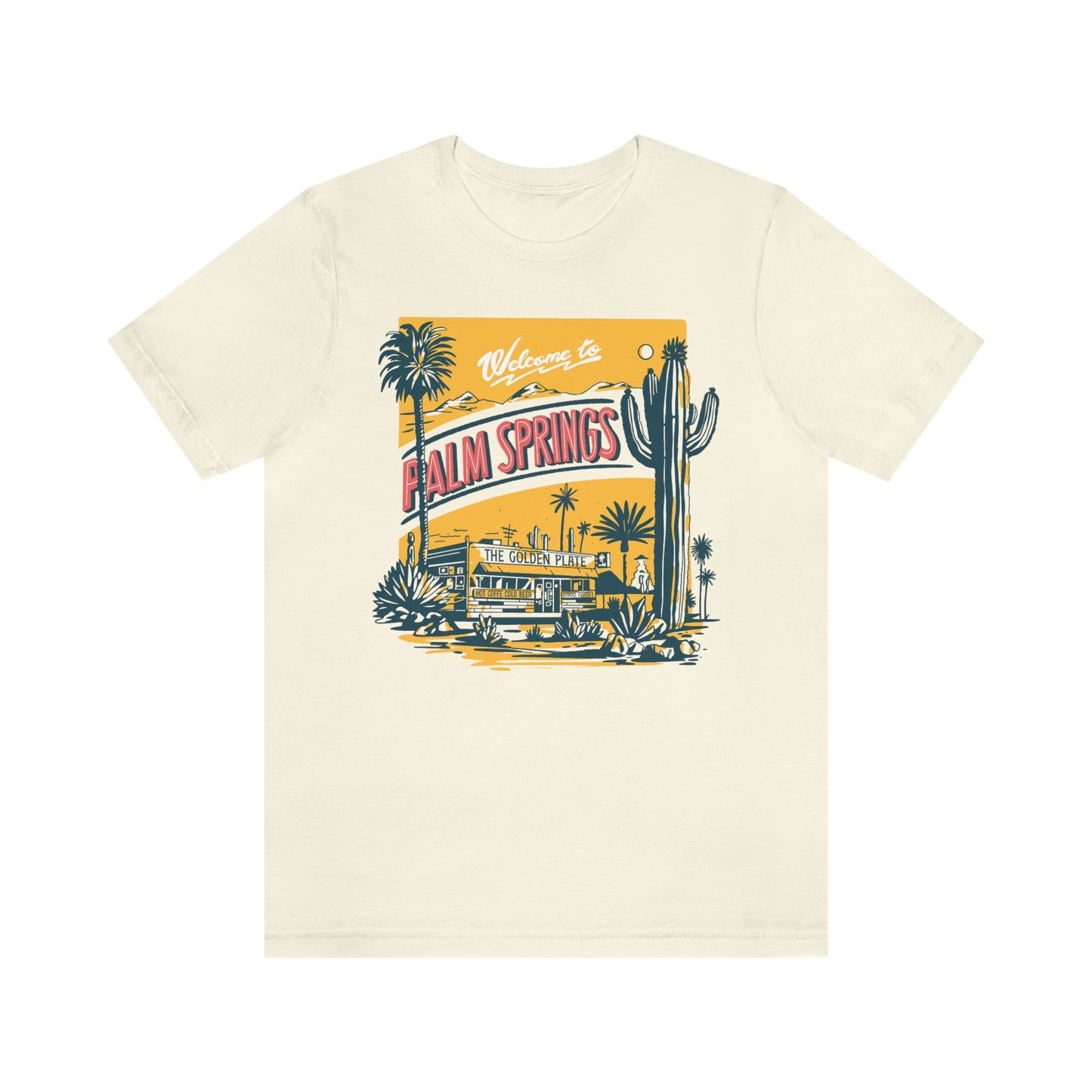 Palm Springs Retro Diner Vintage Style T-Shirt