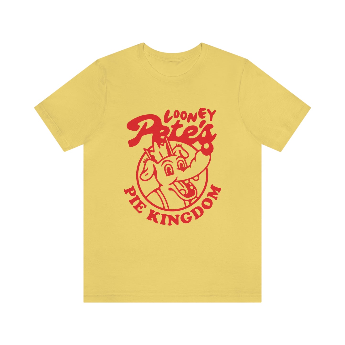 Looney Pete's Pie Kingdom mega logo T-shirt
