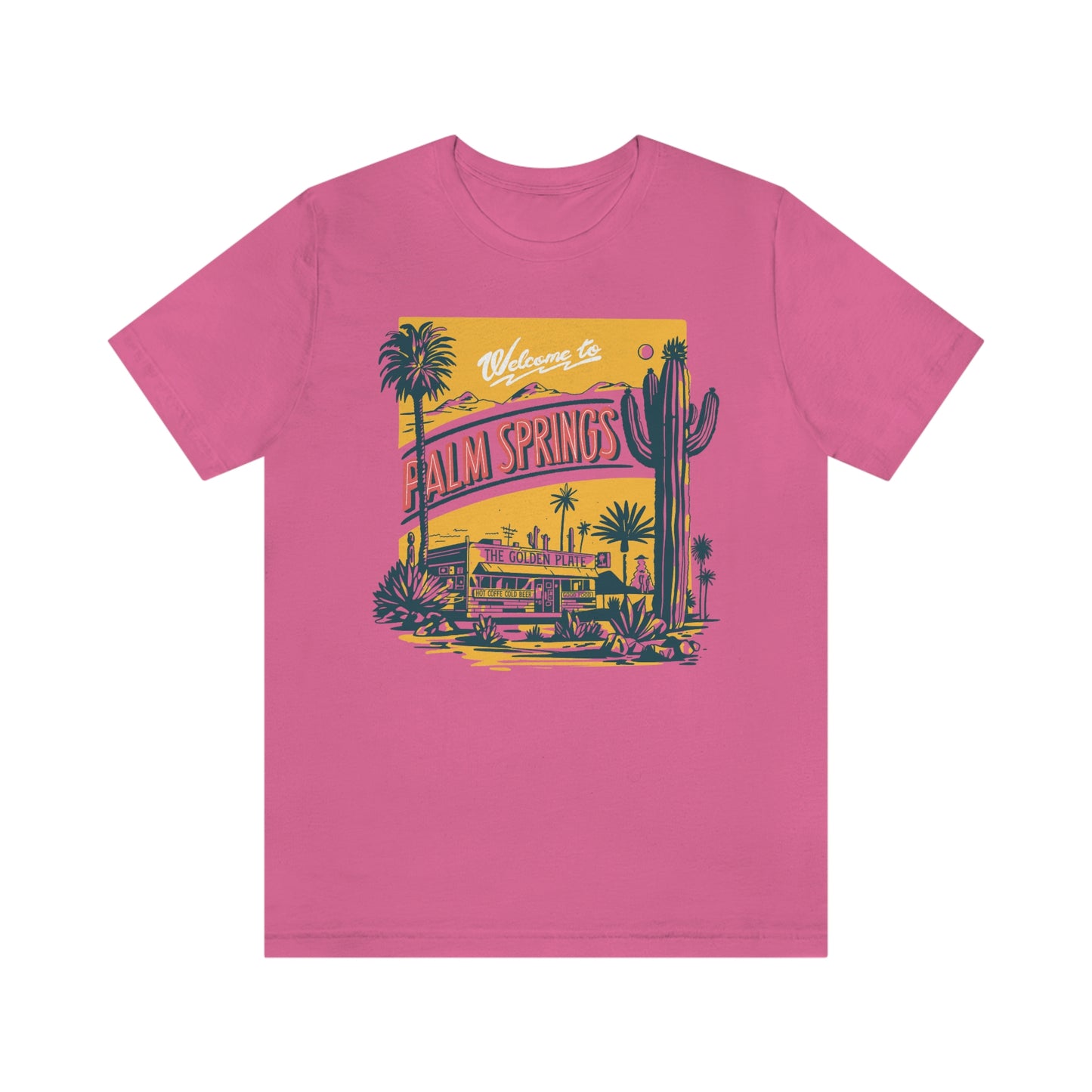 Palm Springs Retro Diner Vintage Style T-Shirt