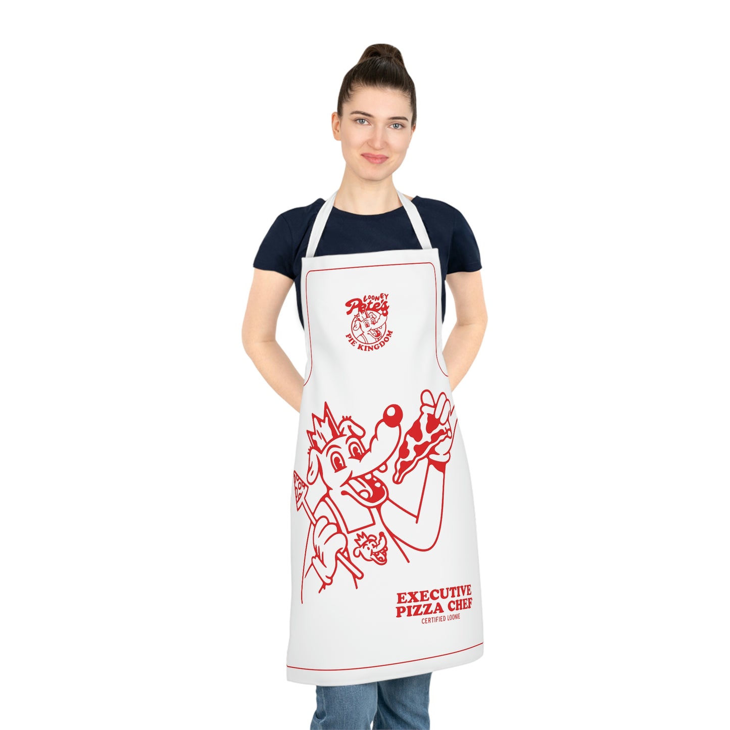 Looney Pete's Pie Kingdom Official executive chef apron