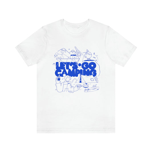 Let's Go Camping" Illustrated T-Shirt