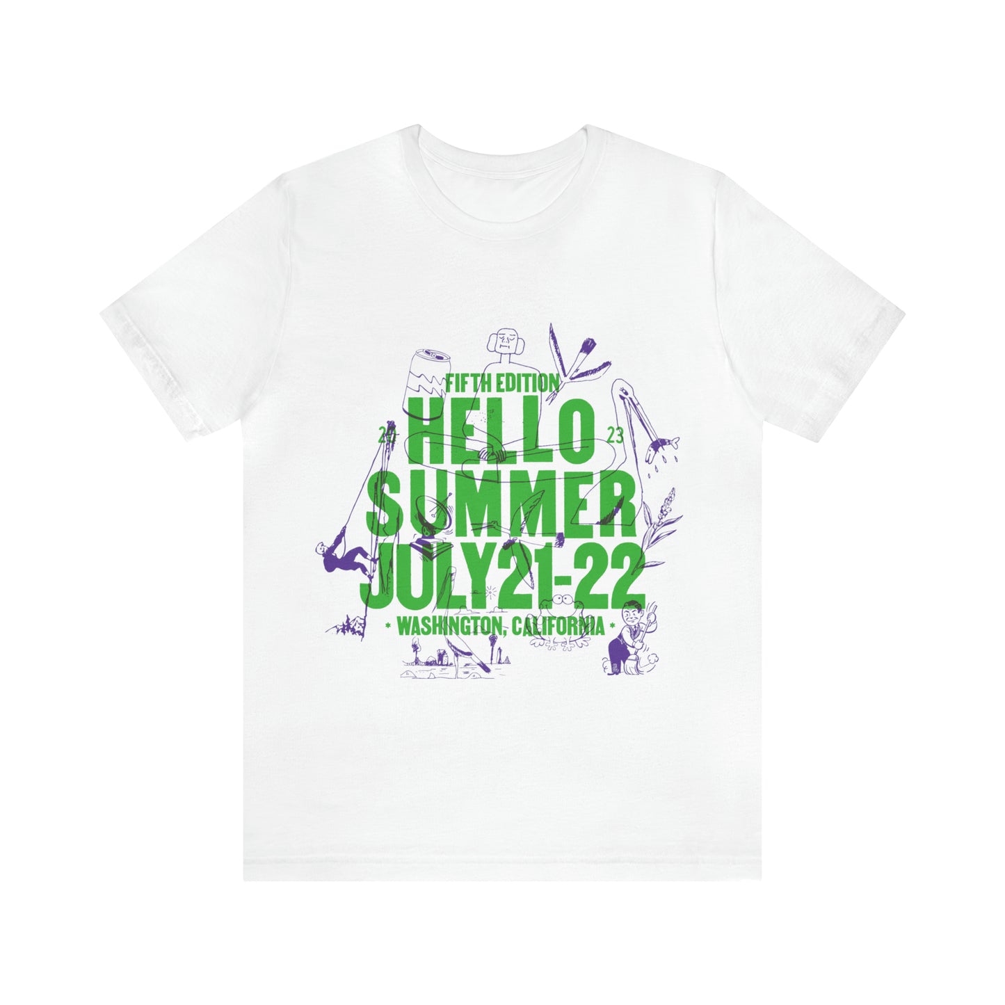 Hello Summer - Green / Purple