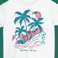 Bride Squad - Good times and tan lines retro t-shirt - Print on front
