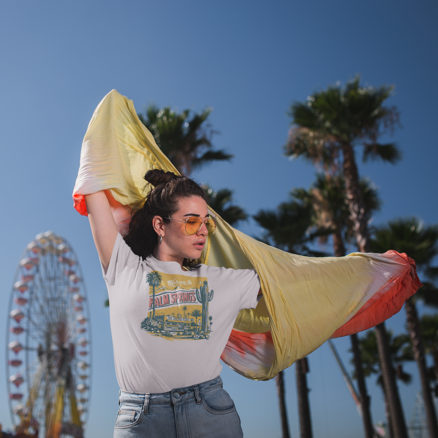 Palm Springs Retro Diner Vintage Style T-Shirt